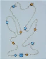 Collana Guerretta Gioielli Donna Collana Pietre Dure in Argento Pietre dure OC30 - OC30